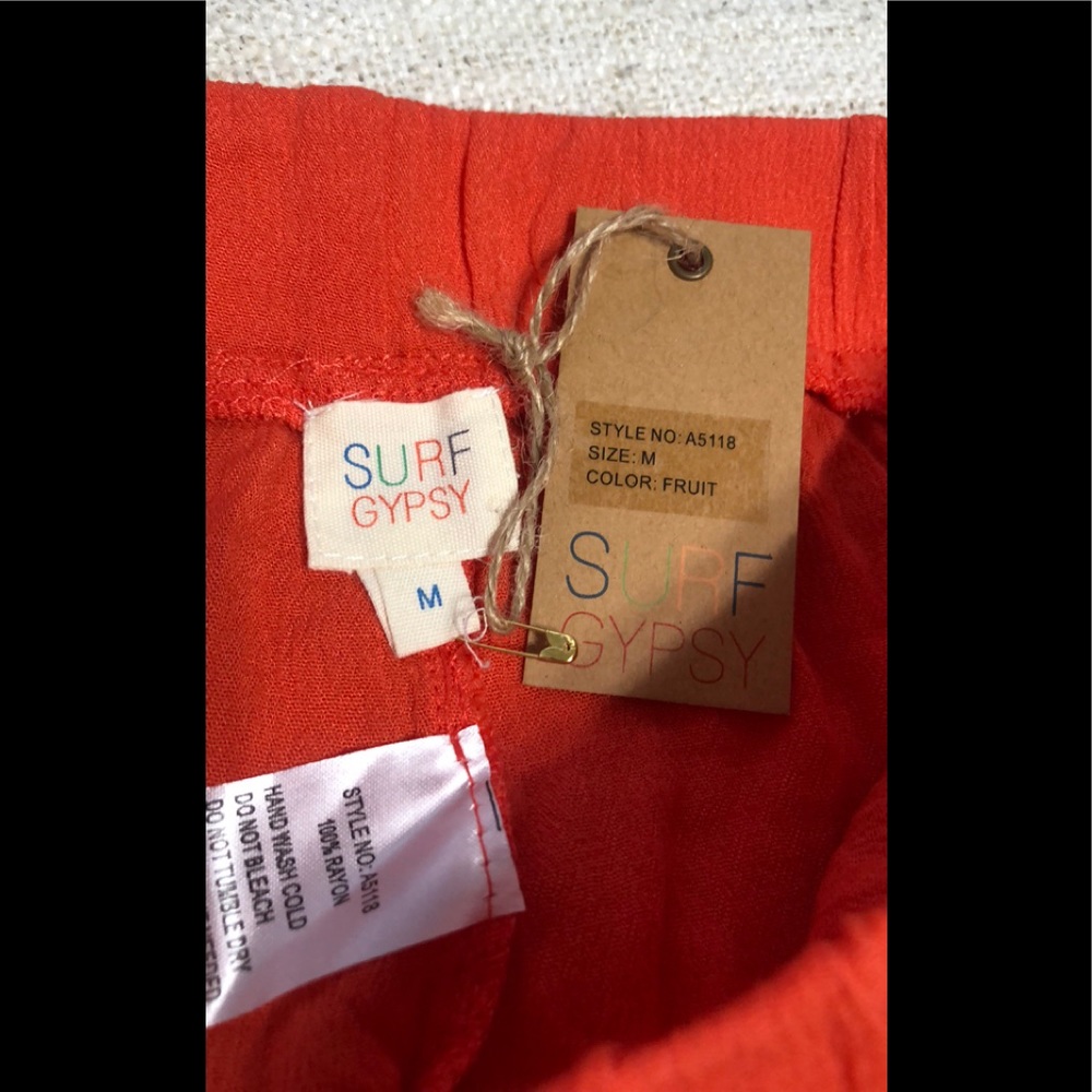 Surf Gypsy Red Pom Pom Shorts - Picture 7 of 7